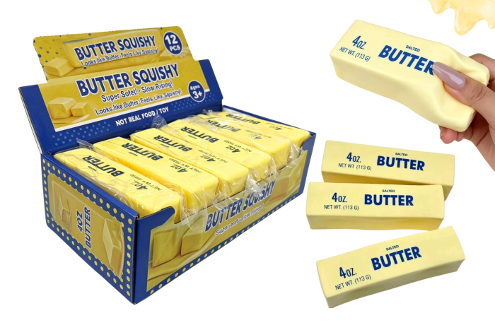 Squishy Foam Butter, In Display