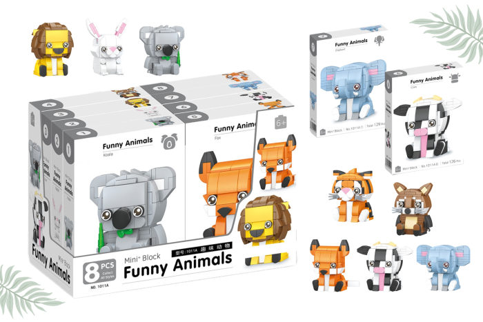 Animals Block Set, In Display