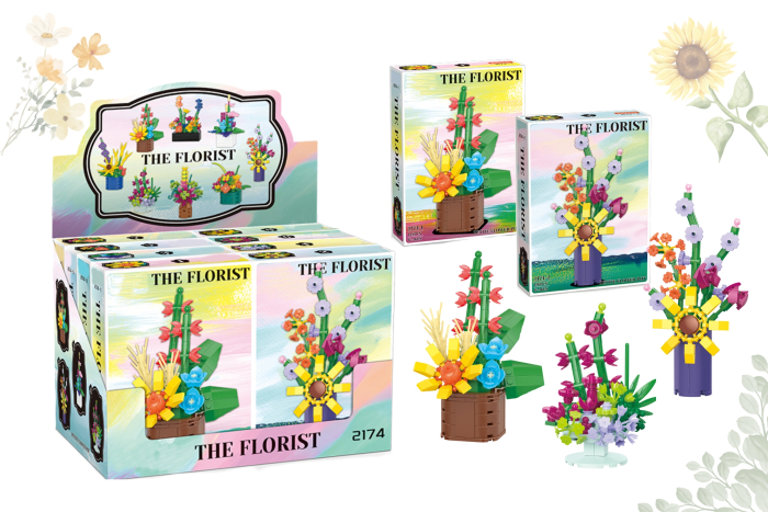 Florist Block Set, In Display