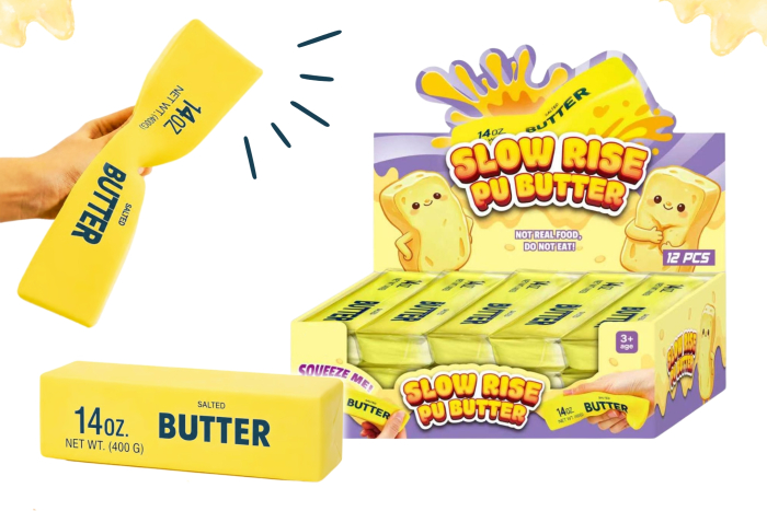 Giant Foam Butter, In Display