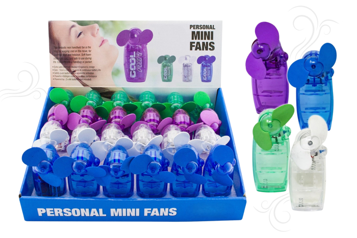 Handheld Travel Fan (Batteries Not Included)