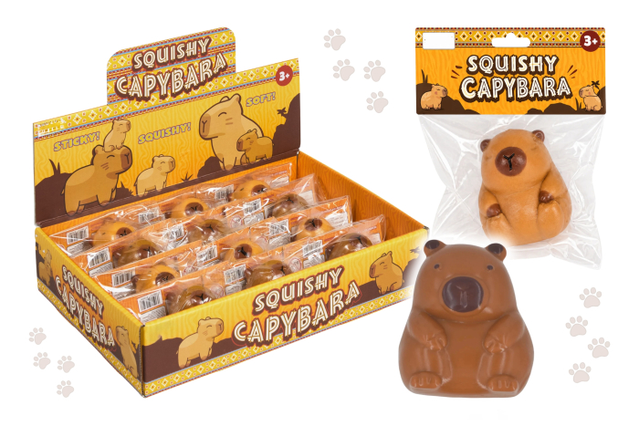 Squishy Capybara, In Display