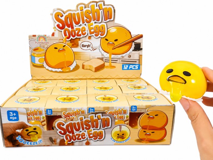 Squeeze Ooze Egg, In Display