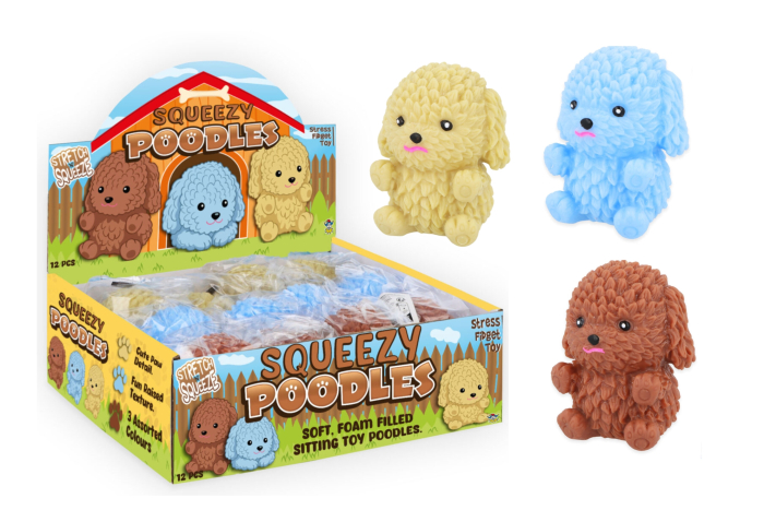 Squeeze Dog, Assorted - In Display