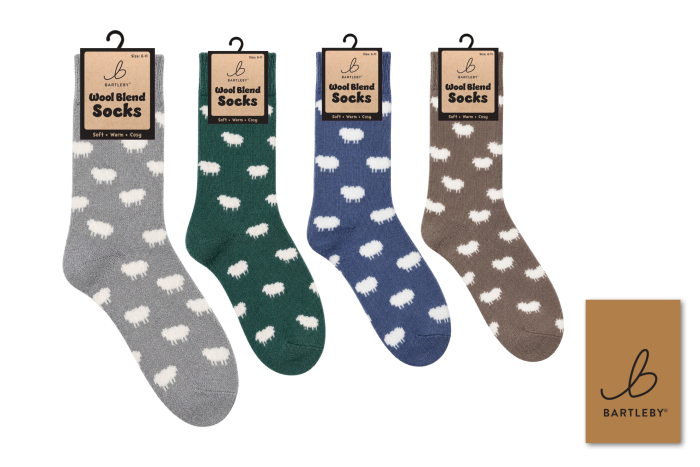 Mens Wool Blend Socks - Sheep