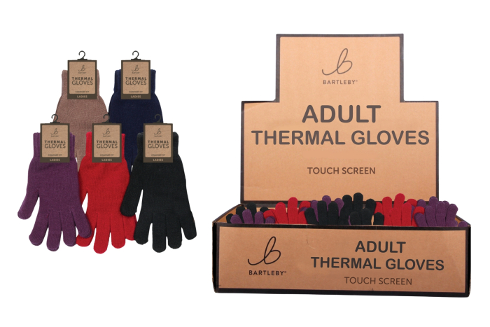 Adult Touchscreen Gloves, In Display