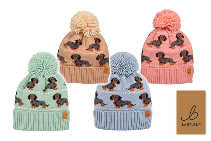 Adult Waterproof Bobble Hat - Dachshund