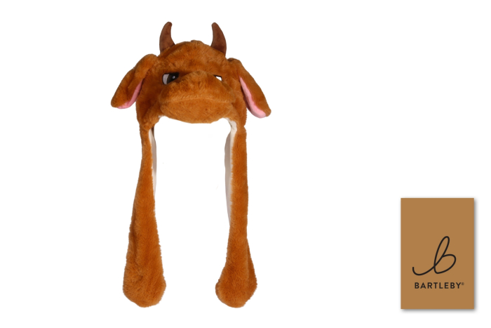 Highland Cow Hat, Moving Ears