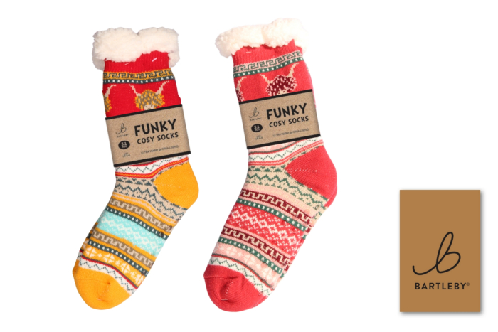 Ladies Sherpa Socks - Nordic Highland Cow