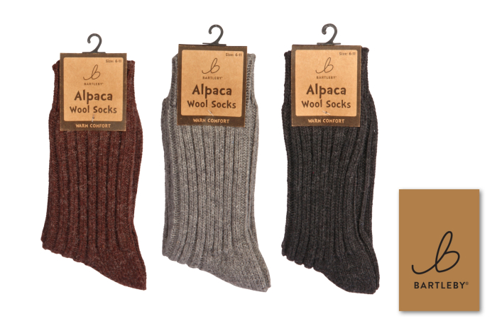 Alpaca Socks, Chunky Knit