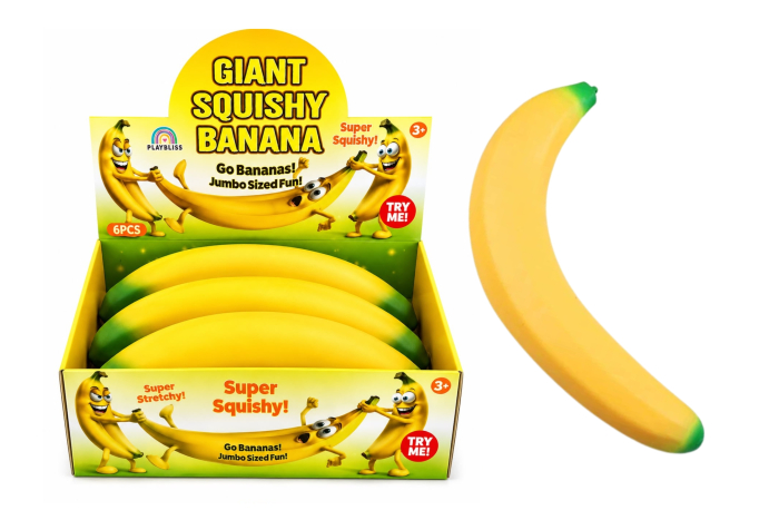Giant Squeeze Banana - In Display