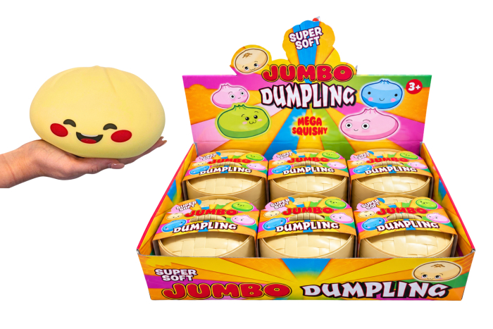 Giant Squeeze Dumpling, In Display