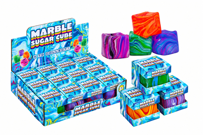 Squeezy Marble Cube, In Display