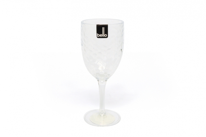 Clear Acrylic Wine Glass