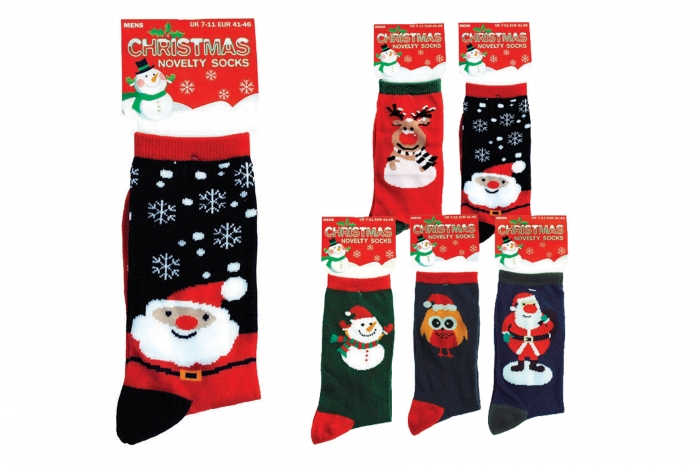 Mens Socks - Novelty Christmas