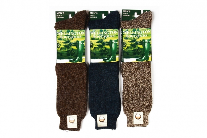 Mens Welly Boot Socks - Wool Blend