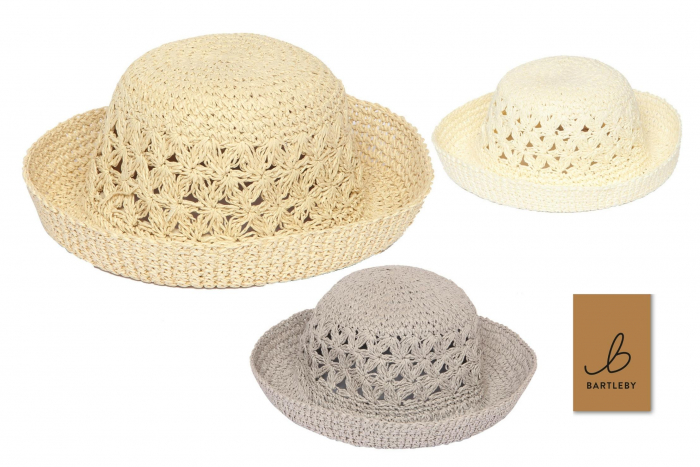 Ladies Crochet Hat - Plain Colours