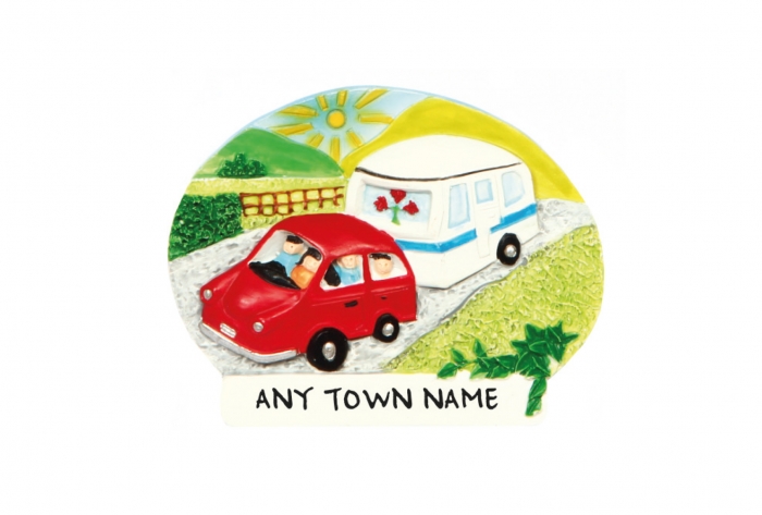 Caravan Adventure Magnet - Town Named