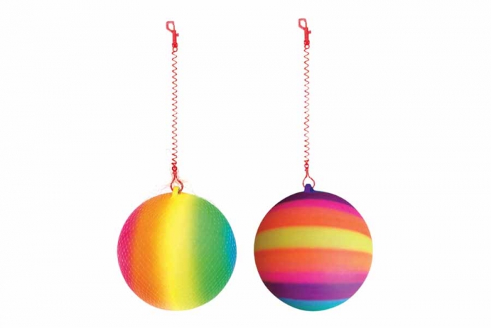 *FLAT* V12 Playball - Neon Rainbow, on Cord
