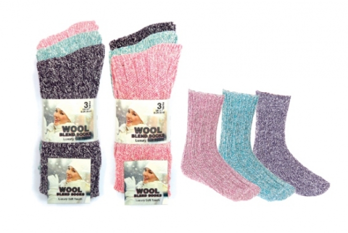 Socks - Ladies Chunky Knit Boot