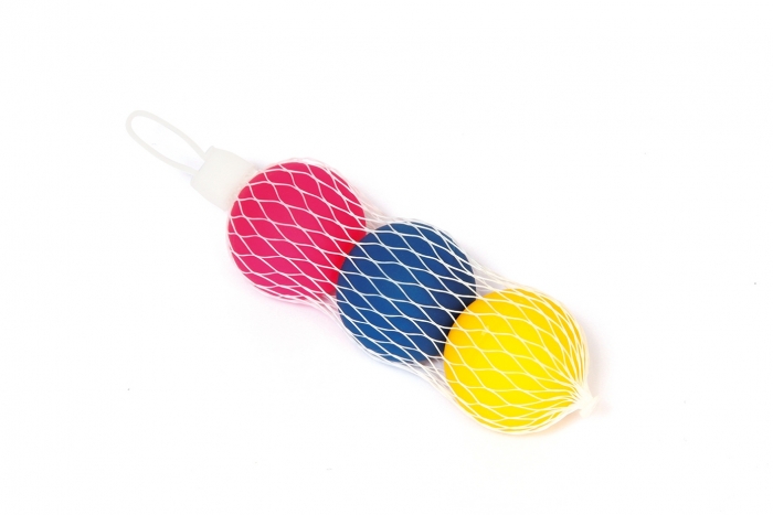 V12 Paddle Bat Balls - 3, Netted