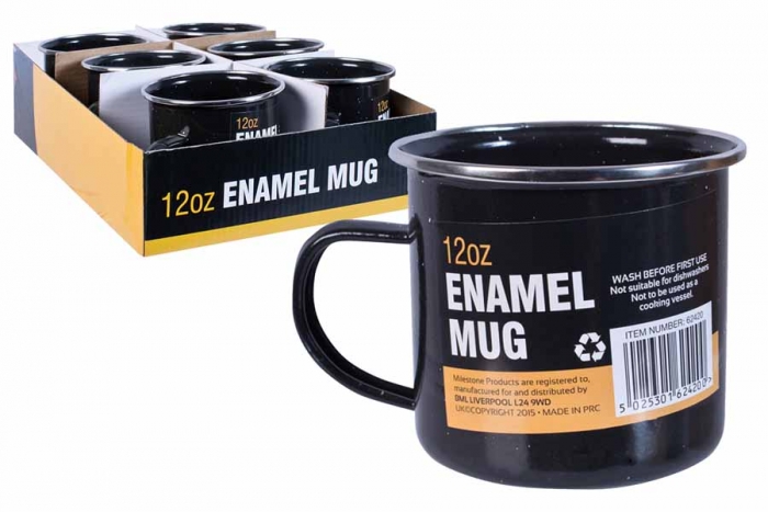 Enamel Camping Mug - In Display