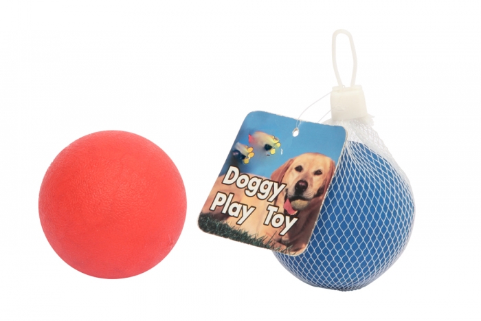 hard rubber dog ball