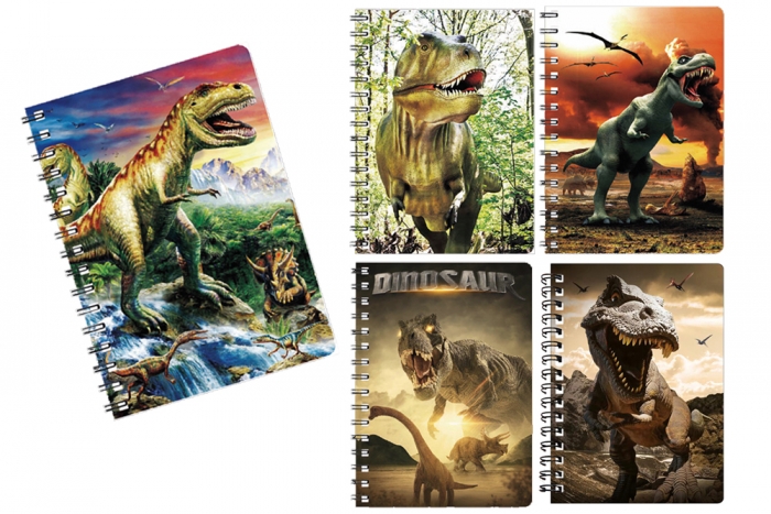 3D Lenticular Notebook - Dinosaurs