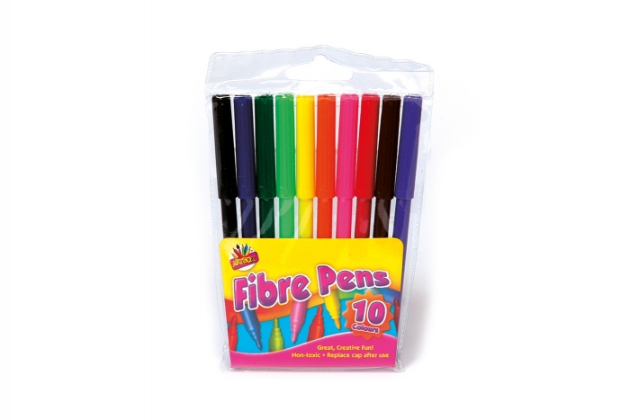 Fibre Tip Pens (10)