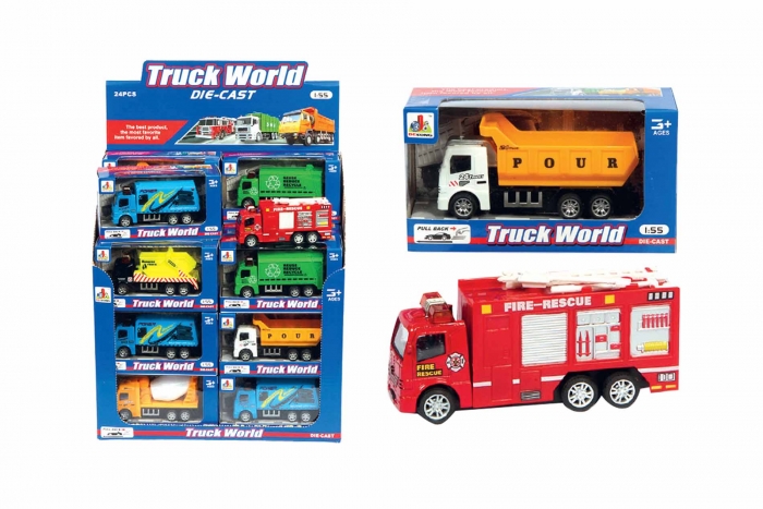 Truckworld - Assorted, In Display