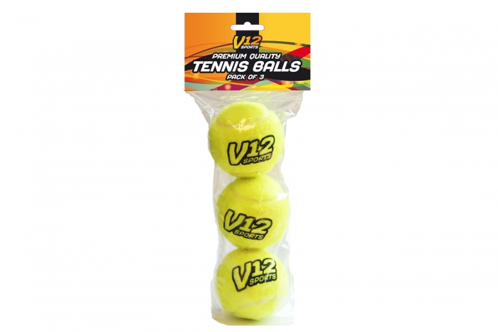 V12 Tennis Balls - Pack 3