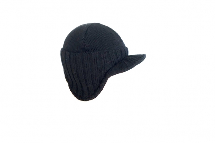 mens wool hat with peak