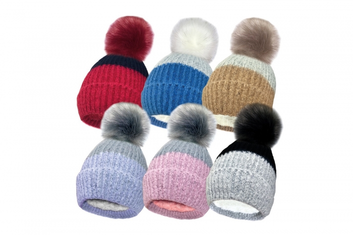 Ladies Two-Tone Hat