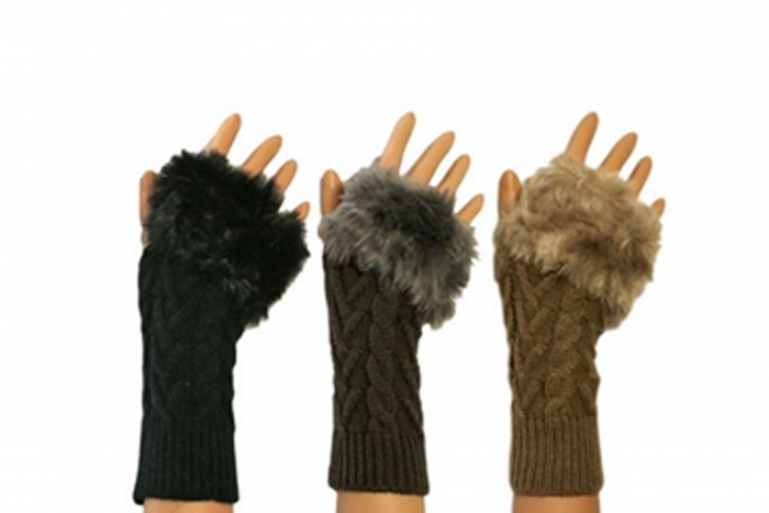 Gloves - Tube, with Fur