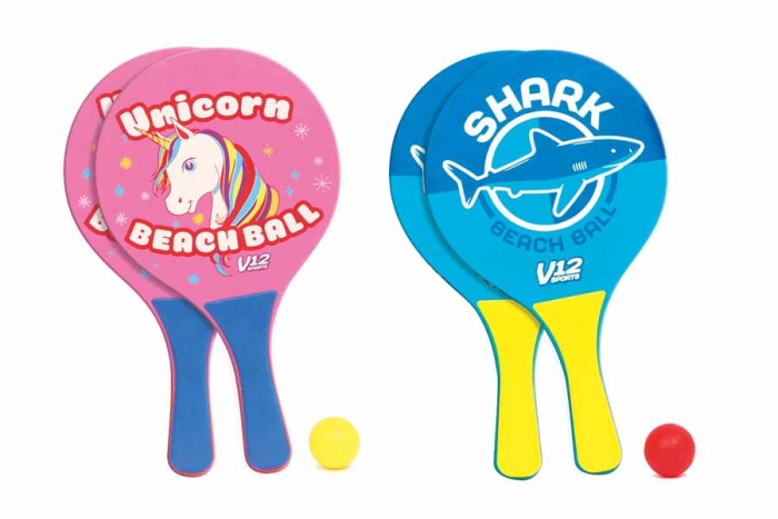 V12 Paddle Bat Game - Shark/Unicorn