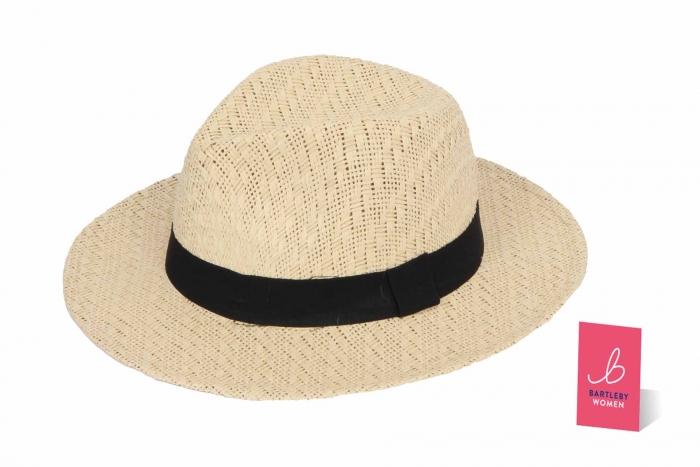 Unisex Fedora - Straw