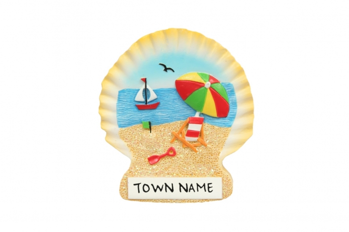 Shell Scene Magnet - Town Named