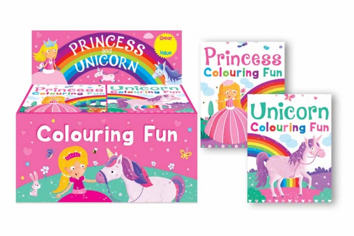 Colouring Pad - Unicorn and Princess 
