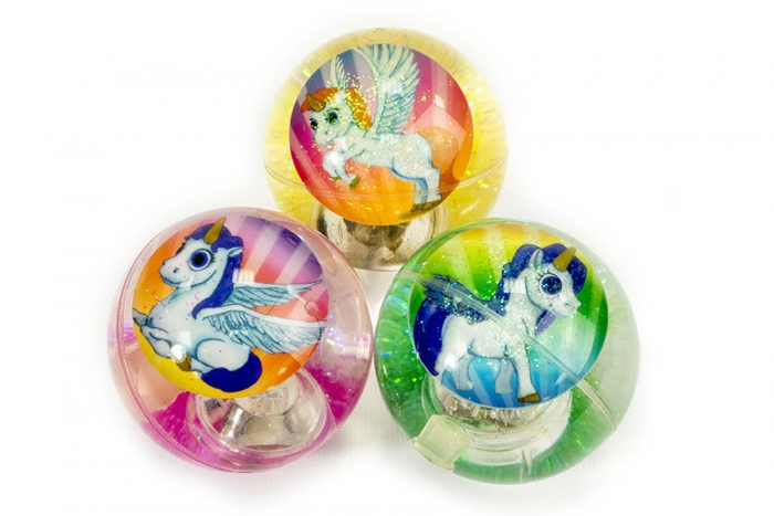 Bouncy Ball - Unicorn, light up