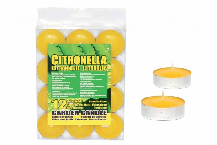 Citronella Tealights - (12)