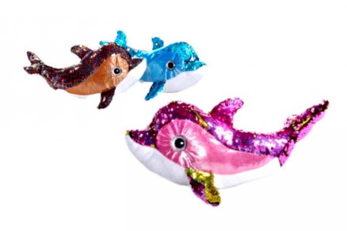 Soft Sequin Dolphin