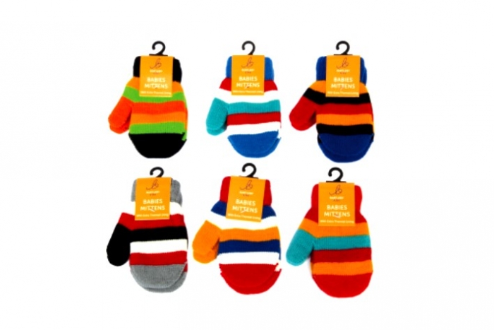 Babies Mittens with Double Lining