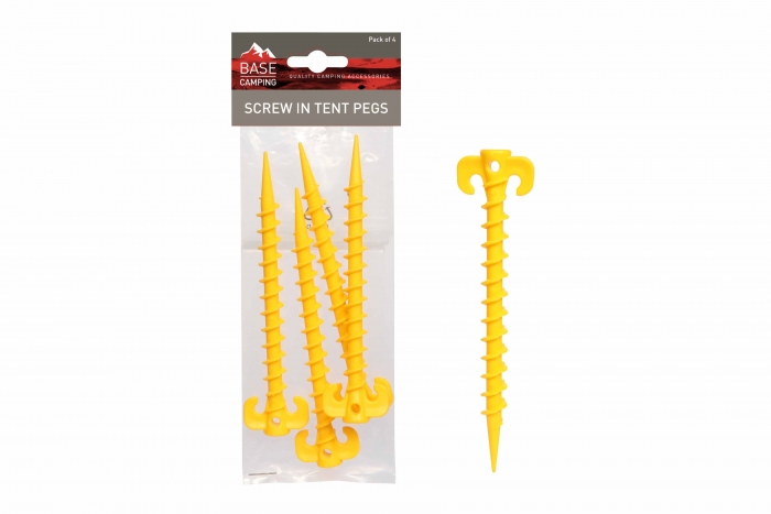 Tent Pegs - Plastic Spiral