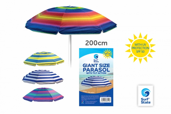 Parasol - Nylon, UV Protection, 200cm
