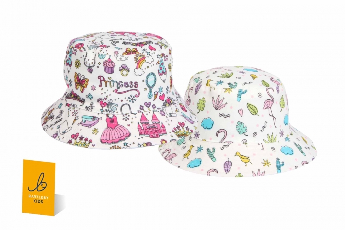Girls Printed Reversible Hat