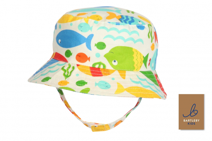 Childs Hat - Fish Print 