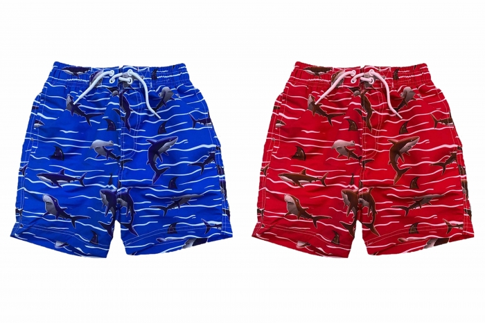 Younger Boys Swim Shorts - Shark