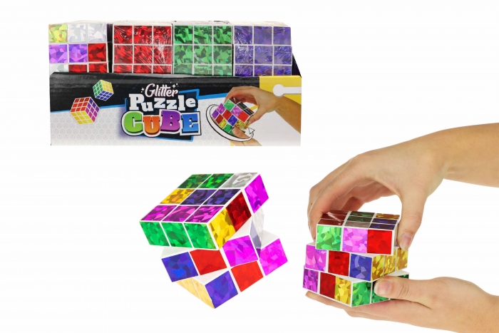 Glitter Puzzle Cube