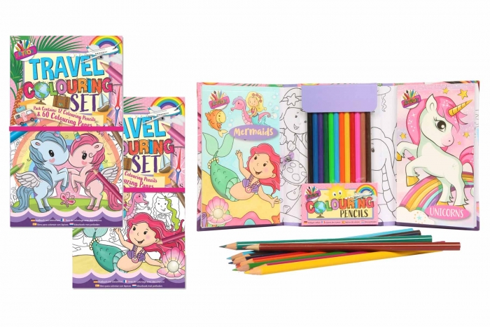 Travel Colouring Set- Girls