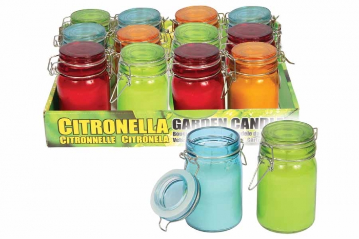 Citronella Candle In Hanging Jar